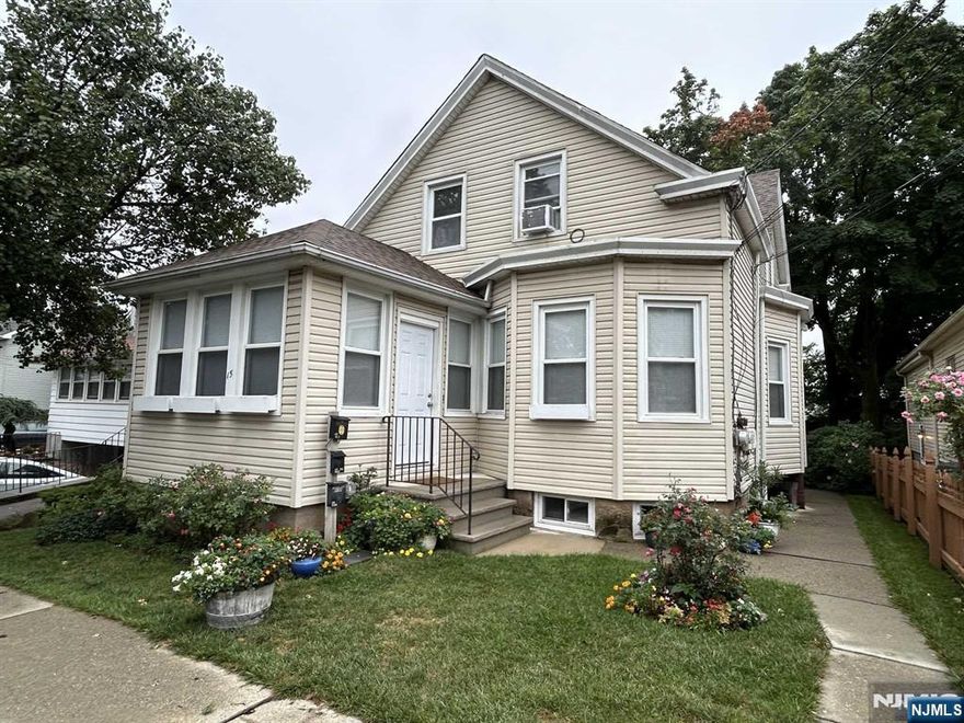 Nicely renovated 1st floor (front) apartment in 3 family home. Front door opens to bonus room / office, large open living room and kitchen area, bedroom and full bath. interior access to basement for laundry hookup. Yard. On street parking. Tenant(s) pay gas, electric and water.