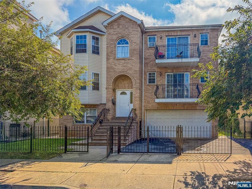 Recently painted and thoughtfully updated, this spacious three-family, income producing home offers both comfort and investment potential in the desirable central ward of Newark, NJ. Sitting on a rare double lot, the property features beautifully maintained and shiny hardwood floors that add warmth and character throughout. The second and third floor offer generous layouts with 3 bedrooms and 2 full baths, providing ample living space for larger households. The first floor (ground level) features a well- appointed 2 bedroom and 1 bath. Each unit includes its own laundry for added convenience. Enjoy a sizable backyard ideal for relaxation or entertaining, along with a 2-car garage and plenty of additional parking. Close to public transportation.