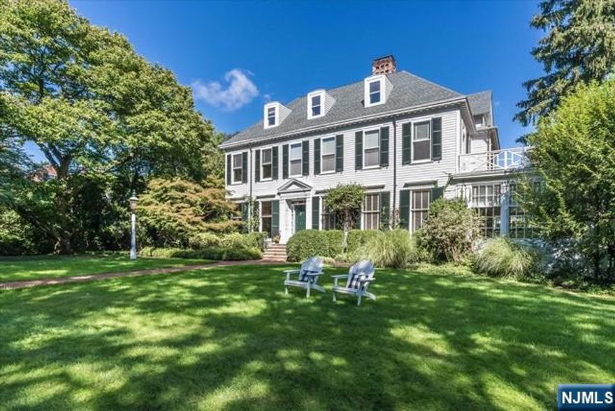 Welcome to your "country" house, nestled on over an acre of property just 15 miles from NYC.The captivating entry sets the tone for the elegance and serenity within. The spacious living areas are bathed in natural light, with large floor to ceiling windows that allow for a seamless connection between the indoors and out and create a sense of ease and warmth.Countless built-ins adorn the family rm and 1st fl office. The heart of the home is a gourmet kitchen that combines the charm of the English countryside with the convenience of modern functionality.This expansive home offers 7 bedrooms (5 w/ensuite baths), including a tranquil primary ensuite with separate dressing area. The porch, patio, and heated gunnite pool offer the perfect setting for your most cherished gatherings.All this on 1.17 acres PLUS a 3 car garage with a lovely income producing 2-bedroom carriage house apartment above. Your wait is over.