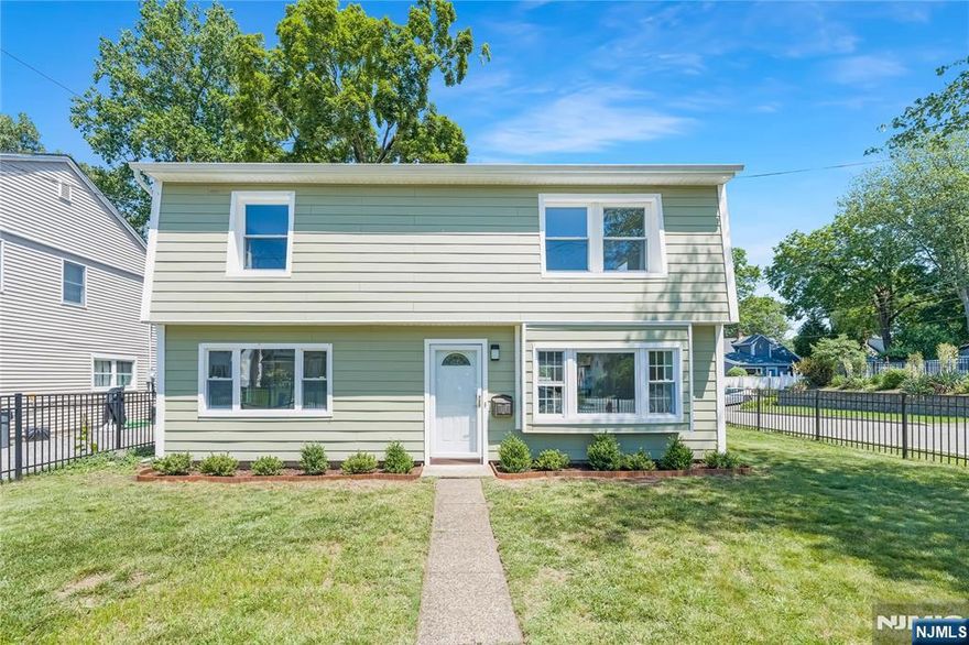 Discover this beautifully updated Colonial style home situated on a desirable corner 5,000 square foot lot in the heart of Waldwick. Featuring 3 spacious bedrooms and 2 full bathrooms across 7 well appointed rooms, this home offers comfort, convenience and style. Fully renovated just a few years ago, enjoy modern upgrades throughout including newer flooring, bathrooms, kitchen, siding and windows. The gourmet kitchen features stainless steel appliances including a gas range, refrigerator, dishwasher, and microwave. The private primary suite includes a walk-in closet with custom shelving and an additional closet. Additional highlights include central A/C, forced hot air heating, a dedicated laundry room, fenced front and rear yards, a large outdoor shed and private parking for up to 4 vehicles. Built on a concrete slab with durable Hardie Board exterior, this move-in-ready home is ideally located close to Waldwickâ€™s vibrant downtown, shopping, dining, public transportation and just a short distance to Julia A. Traphagen Elementary School.