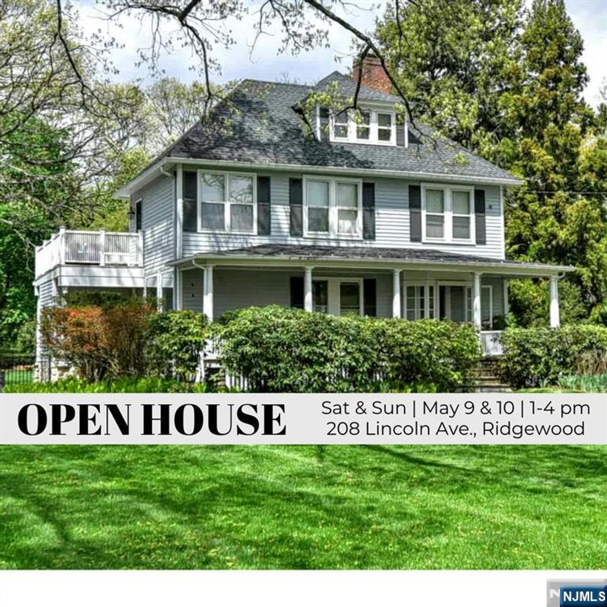 The Classic Ridgewood Colonial Farmhouse with a twist. Set back from the road beyond a lush lawn evokes charm and comfort while providing all the modern amenities for the way we live today. Stunning newly renovated kitchen features an enviable Scullery, fully outfitted with oversized fridge, freezer, dishwasher, oven & prep sink. A cook's dream come true. Primary suite features a Walk in Closet, Primary Bath and a spacious, Private Terrace overlooking the expansive property complete with Heat & a Fire Pit. A huge, renovated Two Car Garage/Barn Set on an exquisite (125' x 275' /0.79 acre) level, gated property big enough for a ball game, a pool, or a tent for spectacular outdoor entertaining. Rare in Ridgewood to find a house of this caliber on such a magnificent piece of property. Top notch location, stroll to the train station, Whole Foods, and Ridgewood's vibrant downtown area with so many fine Restaurants and Shops. Ridgewood is known for its Excellent School System, Award Winning Library, First Class Recreational Opportunities and close proximity to New York City. Your forever home, Don't hesitate on this one!