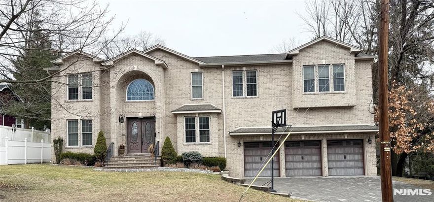 Fabulous 5 Bedroom,5 1/2Bath all Brick Center Hall Colonial in the most prestigious town of Demarest. Enter into a Grand 2 story Marble Foyer flanked by a large living room and dining room. Continue into the gourmet eat-in Kitchen with top of the line appliances and radiant heat that leads into the bright and sunny Family Room w/fireplace,a Bedroom/Full Bath and 1/2 Bath completes the first level. Follow upstairs to a large primary bedroom suite, bath with radiant heat, 2 walk-in closets and a gas fireplace 1 junior suite with a walk-in closet and en-suite bathroom, plus 2 additional bedrooms and a hallway bath and a laundry room completes the 2nd level. Spacious basement with a full bath and plenty of recreation space. Additional features: 3 car garage, paver driveway,large backyard with a patio.Wooden floors throughout, multiple zones of heat and air, walk to elementary and middle school.Photos attached were taken before current tenants moved in.