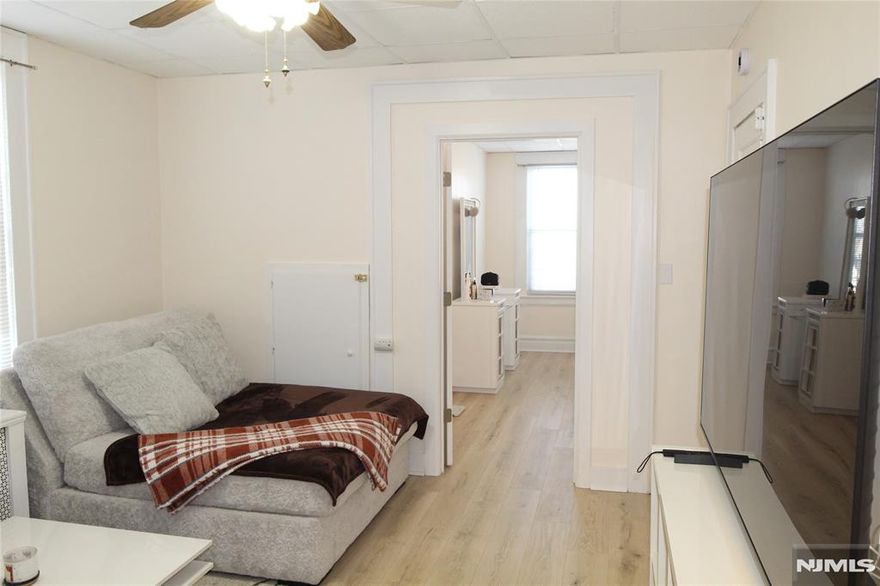 Discover this beautifully updated 3-bedroom, 1-bath apartment ideally located between Belgrove Drive and Kearny Avenue, one of the most sought-after areas in town. Inside, you'll find ample closets (including a walk-in), Big Storage, bright and airy rooms, and the convenience of your own in-unit laundry. The apartment has been freshly renovated with modern finishes throughout, offering both style and comfort. Heat and hot water are included for added value. Located just one block from Garfield Elementary School, this home offers exceptional convenience for families. If you are not from town, know that you'll also enjoy being close to shopping, dining, and everyday essentials. Major highways, Routes 280, 1 & 9, Garden State Parkway, and the NJ Turnpike are within easy reach, as well as bus lines that connect you to Newark, Jersey City, and New York City. Whether you're a professional looking for quick access to work or a family wanting space and convenience, this apartment delivers the perfect blend of location and lifestyle.