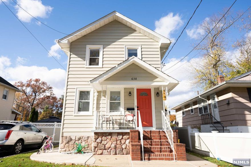 Welcome to this single family house in New Milford! Colonial house 4-bedroom, 2.5 bath, completely renovated in 2014. First floor offers a living room with hardwood floors, full bath and eat-in kitchen with marble counters, cherry cabinets and stainless-steel appliances, with exit to the backyard. The second floor has 3 bedrooms and a powder room. The finished basement offers a summer kitchenette with a finished bedroom and full bathroom. The double lot backyard is perfect for entertaining and the large driveway can hold up to 6 cars. Additional features: Recent upgraded electricity, brand new water heater, new finished basement with separate entrance, central 'high efficiency' AC & Heating system. renovated plumbing system. Located on a tree-lined street in the sought-after town of New Milford, close to train, bus, shopping and the outstanding New Milford schools. A must see, schedule your showing today! Showing starts at Sunday Open House / Nov 21 from 11am - 1pm.