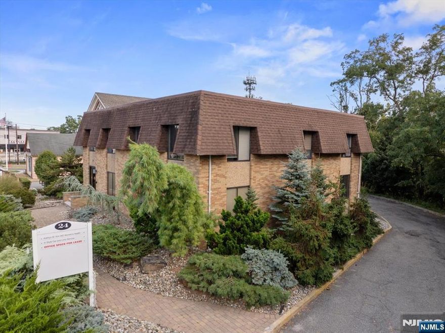 Welcome to 24 Wyckoff Ave, Waldwick, NJ â€” an exceptional two-story professional office building offering unmatched versatility and prestige. This turnkey space features approximately 8,546 square feet of flexible layout, ideal for medical use, professional practices, or corporate headquarters. Set on a substantial 38,359-square-foot lot, it delivers excellent visibility, ease of access, and abundant parkingâ€”a rare find in this market. The property sits at the heart of Waldwickâ€™s vibrant business corridor, tapping into strong local demographics and steady foot traffic. Investors and owner-users alike will appreciate its income potential, flexible suite layouts, and the opportunity to customize to your needs. Howard Hanna Real Estate Services For those seeking a professional environment with a strategic location, this is your moment. Letâ€™s schedule your private tour â€” this property wonâ€™t stay on the market long.