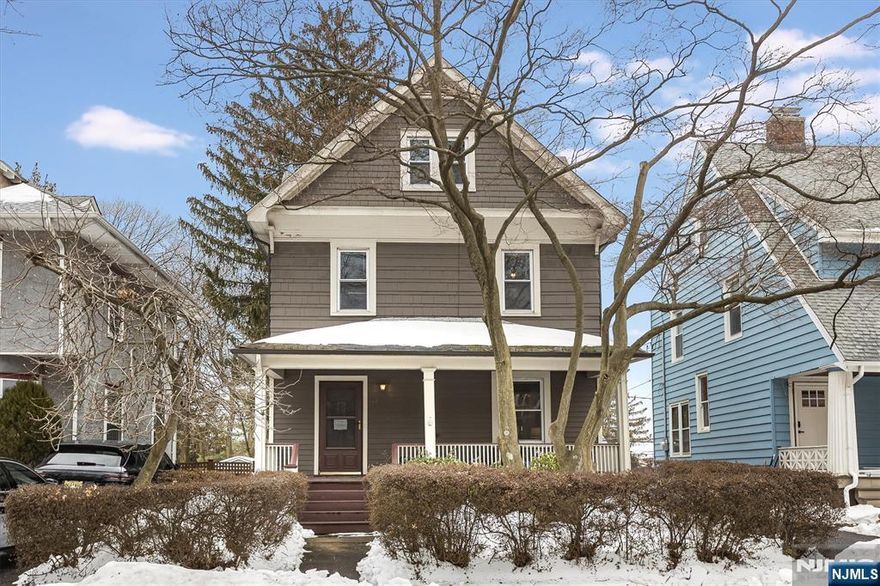 Discover the timeless charm and endless potential of this 4 bedroom, 1.1 bath Colonial ideally situated in Glen Ridge's "MidTown" neighborhood, with ideal proximity to schools, NYC commute options via train and bus, as well as shopping on Bloomfield Ave. A large, welcoming foyer with fireplace sets the tone, offering warmth and character upon entry. Graciously sized rooms include a sizeable formal dining room perfect for entertaining and a vintage kitchen ready to be reimagined to your taste. The second floor offers three comfortable bedrooms with new carpeting and one full bath, while the expansive third floor features a fourth bedroom and convenient half bath ideal for guests, a home office, or private retreat. A full basement provides excellent storage and potential, and the 2-car detached garage adds everyday convenience. Recent updates include all new above ground oil tank in the basement, furnace, electrical panel and electrical updates throughout the house. With classic bones, generous proportions, and an unbeatable location, this home presents a rare opportunity to customize, renovate, and create your dream space while building long-term value.