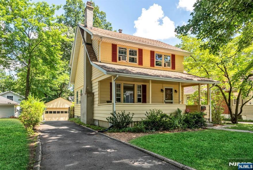 This classic three-bedroom colonial is full of charm, located on a beautiful tree-lined street in the heart of Allendale. A welcoming mahogany covered front porch adds to the homeâ€™s timeless appeal. Inside, you'll find hardwood floors throughout, a cozy living room with a wood-burning fireplace, and a dining room perfect for gatherings. The kitchen opens to a backyard patio, ideal for outdoor dining. On the 2nd floor each of the three bedrooms is filled with natural light. The third-floor walk-up attic is spacious and has plenty of room for storage. The house is complete with a finished lower level offering extra living space and laundry. A large detached two-car garage adds both convenience and workspace. The backyard sees plenty of sun and is great for gardening and play. Centrally located, the home is very close to highly rated schools, transportation, and downtown shops and restaurants. With its inviting curb appeal and classic layout, this home sits proudly in one of Bergen Countyâ€™s most sought-after communities.