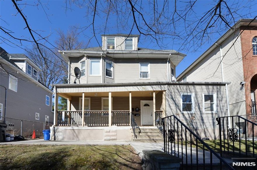 Well-maintained 3-family home featuring 3 updated units (1BR / 3BR / 1BR) perfect for investors or owner-occupants seeking rental income. Step onto the inviting front porch and into a spacious foyer. The finished basement with full bath, accessible from the first-floor unit and a separate entrance, offers extra living or rental space. All units were renovated in 2021 with modern bathrooms, tile & laminate flooring, and fully equipped kitchens with granite countertops and stainless steel appliances. Tenants are on month-to-month leases, providing immediate cash flow and flexibility. Conveniently located near Clinton Avenue shops, public transportation, and major highways, with easy access to downtown Newark, Penn Station, and NYC. Turnkey investment with strong income potential donâ€™t miss out! Call us for more information 201-398-9898. Owner holds an R.E license Will be Delivered Vacant!