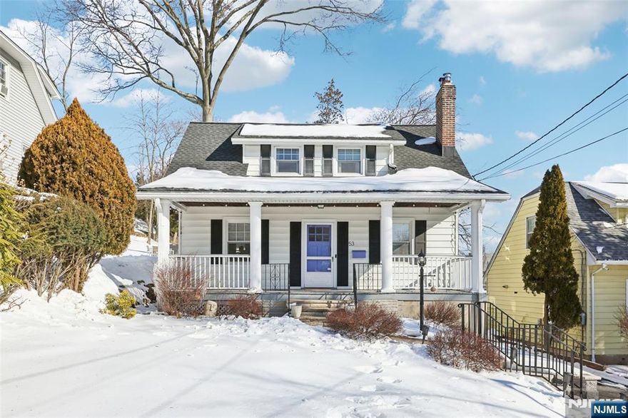 Fall in love the moment you arrive. From the welcoming front porch ideal for morning coffee or cool summer evenings to the deep, park-like backyard nearly 200 feet deep, this charming Cape Cod in West Orange's sought-after Gregory section offers the space and warmth today's buyers crave. Inside, classic details create an easy sense of home. Ribboned hardwood floors flow throughout, and the living room is centered around a beautiful wood-burning fireplace that adds character and cozy ambiance. With 3 bedrooms and 2 full baths, the layout offers comfort and flexibility for guests, a home office, or everyday living.The well-maintained galley kitchen is functional and inviting, with great potential to personalize over time. The full walk-out basement is fresh and clean, offering excellent bonus space for a home gym, playroom, or additional living area. Outside, the private backyard feels more like a park than a typical suburban lot perfect for play, gardening, entertaining, or future expansion. A detached one-car garage adds storage and convenience. Close to NYC transportation with nearby train access and a weekday jitney, plus easy access to schools, shopping, and houses of worship, this home blends charm, location, and opportunity in one inviting package.