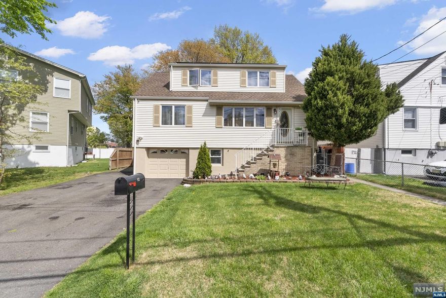 Well maintained and spacious Cape Cod. Property has Updated Stainless Steel appliances, 3 full size bedrooms, and the Main bedroom is equipped with a luxurious On-suite. Full backyard with great entertainment spaces. Several parking spaces and attached Garage. The finished basement comes with washer and dryer hookups. Located in the heart of Little Ferry. Hurry and make this Home yours today! Property has leased Solar panels and will be transferred at closing.