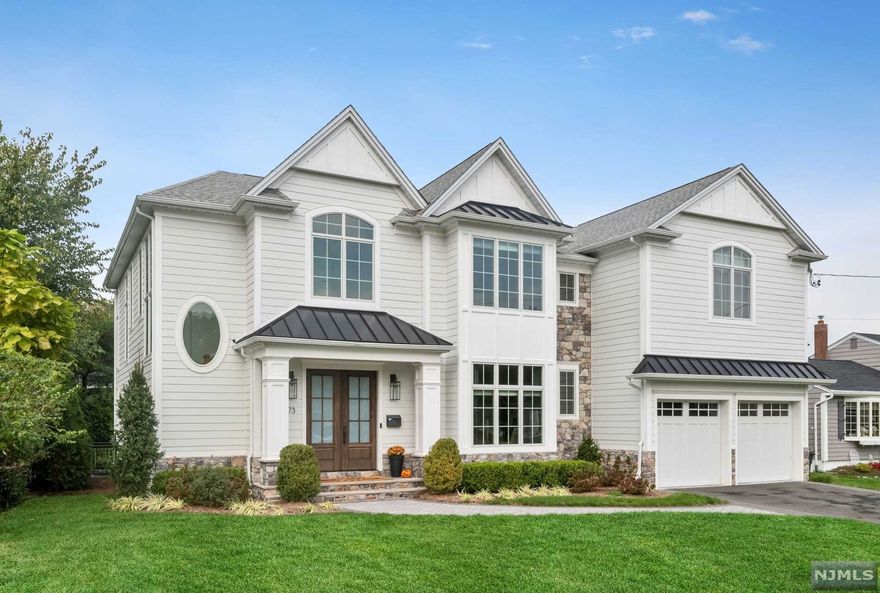 Absolutely gorgeous. Prepare to be impressed at this custom built 6 BR newer construction home in a wonderful location. From top to bottom, this thoughtfully planned 'smart home' is a master class in sophistication and design. High ceilings, natural light, luxurious finishes & excellent build quality combine to create an upscale yet comfortable home. The layout is perfect for today's living with ample space for family, guests, working from home & entertaining. See detailed brochure for the list of amenities. Top-rated school district & close to NYC train, bus, shops & restaurants. Don't miss this opportunity....Special homes like this one do not come along often.