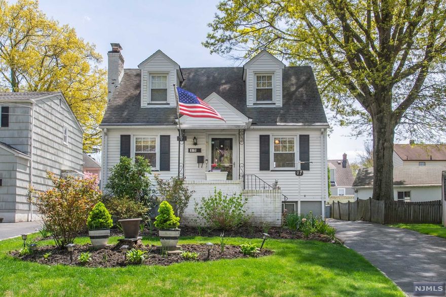 This Homes Enjoys a Great Neighborhood! Two/Three Bedroom Cape Cod w/Light & Bright Rear Family Room Addition. Updated Kitchen w/Granite Counters & Stainless Appliances. Living Room with Fireplace. Updated First Floor Full Bath. Two Bedrooms (smaller bedroom has large closet across hall) & Full Bath on 2nd Floor. The original 3rd Bedroom has been turned into Dining Room on 1st floor. Large Detached 2-Car Garage & Shed! Make sure not to miss this Lovely Home in Fantastic Location!