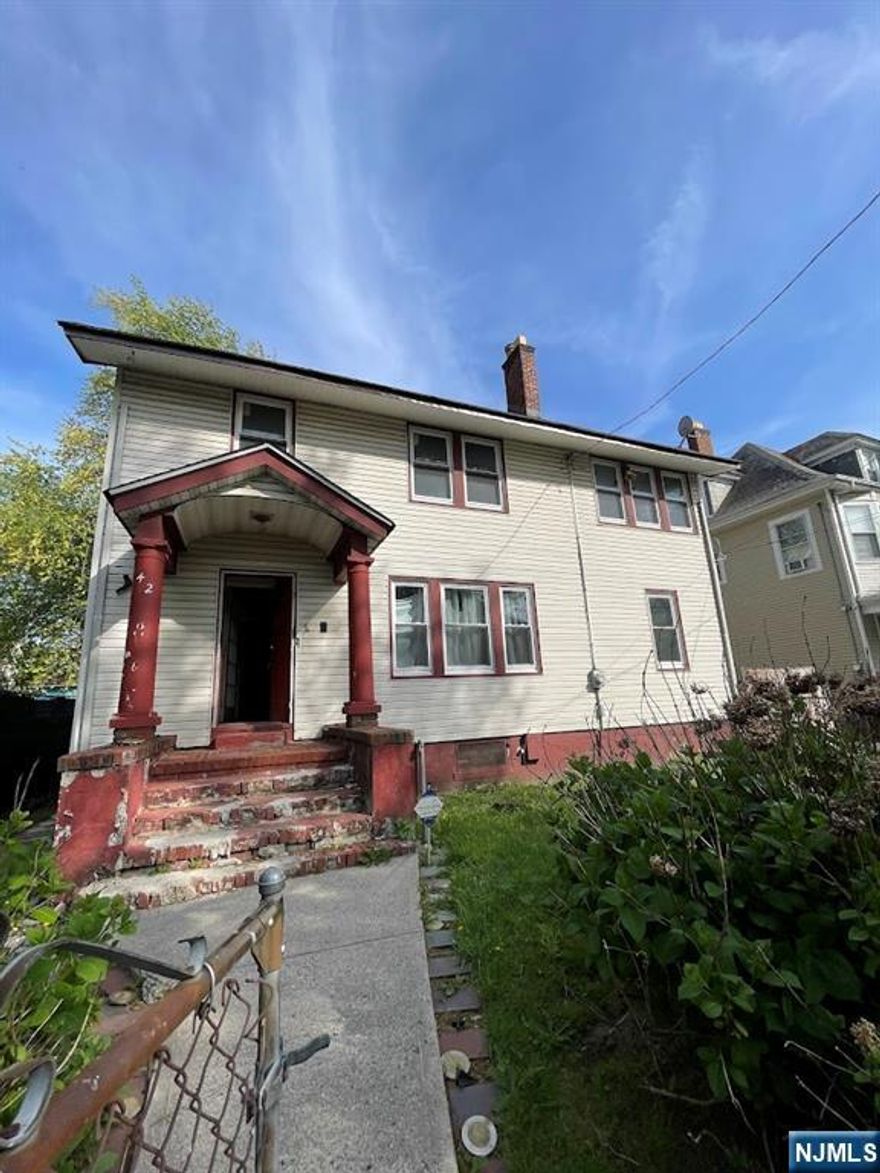 Fixer-Upper Opportunity- 4BR/1.5BA Home on Quiet Residential Street Unlock the potential of this 4-bedroom, 1.5-bathroom home located on a quiet, residential street in Newark, NJ. With spacious bedrooms, there's plenty of room for comfortable living and a home office space. This property offers off-street parking and a private backyardâ€”ideal for outdoor gatherings, gardening, or creating your own oasis. While the home needs work, itâ€™s a perfect opportunity for FHA 203K, contractors, or handy buyers looking to customize a space to their own taste. Conveniently located near schools, shopping, and transportation, this home combines neighborhood charm with city accessibility. Bring your vision and make this property your next project or dream home! PROPERTY SOLD AS IS, BUYER RESPONSIBLE FOR CO/FIRE CERT & FEES. SUBMIT OFFERS TO THESKYLOGROUP@GMAIL.COM