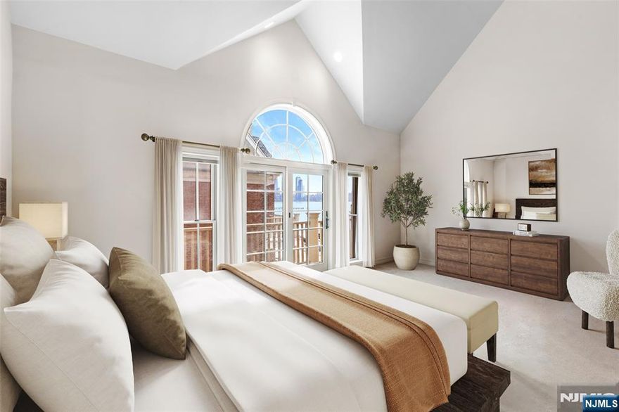 Rarely available, this four-story townhouse offers approximately 4,000 square feet of living space in one of Weehawkenâ€™s most prestigious waterfront communities. This spacious residence blends the comfort of a townhouse layout with the convenience of condominium living. Spanning four full levels and featuring a private elevator and a private two-car garage, the home offers exceptional space, a rare find along the New Jersey waterfront. Gracious living and entertaining areas, high ceilings, and abundant natural light define the main level, while the flexible multi-level layout provides room for home offices, guest space, or additional living areas. Generous bedrooms and extensive storage, including a large walk-in closet, enhance everyday livability. A beautifully landscaped shared backyard extends from the homeâ€™s walk-out patio, offering an inviting outdoor setting with Hudson River and Manhattan skyline views just beyond. Positioned at the corner of the building, this residence enjoys a more private, tucked-away feel within the green space. Partial Manhattan skyline and Hudson River views can be enjoyed from each floor, with large windows framing glimpses of the skyline and bringing in beautiful natural light throughout the home. 36 Regency Place is a proud member of the Brownstones at Port Imperial, a well-respected community of luxury homes with unparalleled views of The Greatest City in the World.