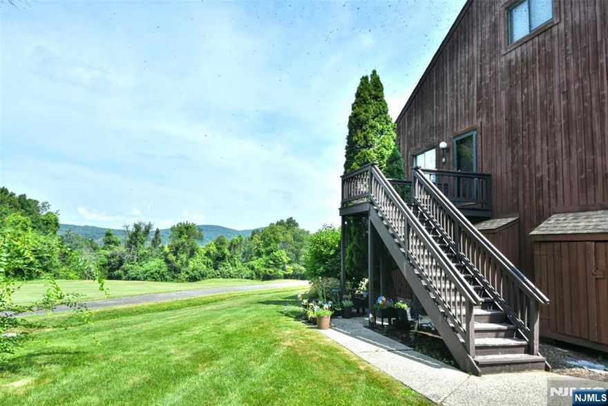 This beautiful 3-bedroom 2 bath end unit located on the golf course. It's bright and airy with Atrium windows and skylights. Two primary bedrooms is such a plus. Washer-Dryer in unit. Magnificent mountain views and sunsets from the deck. Furniture may be included if desired. Enjoy resort living at its best. If you like an active or relaxing lifestyle, this Unit is for you. Near-by there are many Spas, Restaurants, Hiking Trails, Skiing, Snowboarding, Fishing, Pools, Golf Courses, you're surrounded by nature with the Appalachian trail nearby, yet only fifty miles from New York City. Feel like you're on vacation year-round.