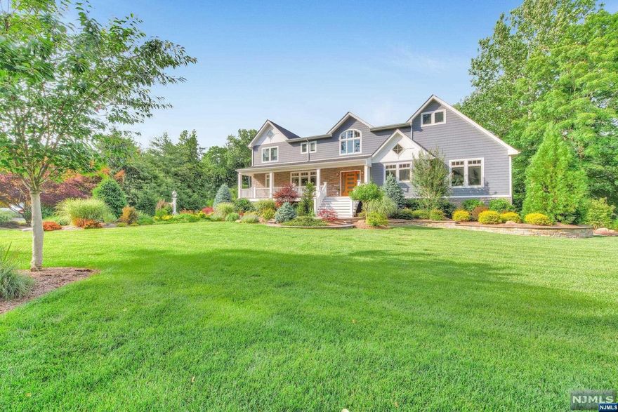 SIMPLY STUNNING NEWER CONSTRUCTION, CUSTOM BUILT COL W CLASSIC CONTEMPORARY DETAIL SITUATED ON OVER 1.4 ACRES OF PROFESSIONALLY LANDSCAPED SECLUDED PROPERTY TUCKED AT THE END OF A CUL DE SAC CREATES THE PERFECT PLACE TO CALL HOME. BEAUTIFULLY POSITIONED W VIEWS OF THE W BRANCH SADDLE RIVER, THIS HOME OFFERS 4 BRS, 3.5 BA PLUS AN ELEVATOR SERVICING ALL 3 LEVELS. INVITING FRONT PORCH OPENS TO 2 STORY ENTRY, MODERN OPEN STAIRCASE W ACCENT WALL, PHENOMENAL GOURMET KITCHEN W 2 ISLANDS, WOLF 6 BURNER STOVE, DOUBLE WALL OVENS, COPPER SINK, HONED GRANITE COUNTER, FORMAL DINING AREA & CASAUL BREAKFAST AREA, GRT RM W GAS FPL SURROUNDED BY WINDOWS OVERLOOKING THE WATERFALL FEATURE, RIVER, & LUSH PROP PLUS PR. THE MAIN FL OFFERS MASTER SUITE W PRIVATE SITTING AREA W FPL & ACCESS TO TERRACE, SPA-LIKE MBA W RADIANT HEAT, & WALK-IN CLOSET. THE 2ND LEVEL FEATURES SITTING RM STYLE LANDING, 3 BRS, FBA, & LAUNDRY RM. LOWER FIN LEVEL IS WALKOUT PATIO ACCESS, REC RM, FBA, LAUND, MUDRM, & 3 CAR GAR.