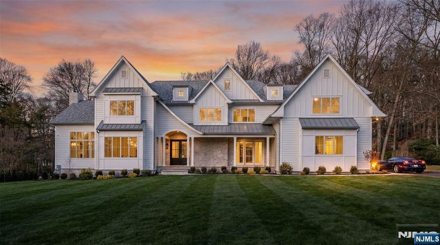 An absolute masterpiece of modern luxury, this brand-new residence has just been completed by renowned developer Tru Habitat. Spanning 10,000+ sq ft of meticulously crafted living space, it offers 7 bedrooms, 6.5 bathrooms, and every high-end feature imaginable. Professionally designed with a curated blend of timeless elegance and modern sophistication, the home showcases exquisite finishes, designer lighting, custom millwork, and a seamless, thoughtfully planned layout. The show-stopping chefâ€™s kitchen, paired with a separate prep kitchen, is fully outfitted with top-of-the-line Sub-Zero and Wolf appliances. The grand primary suite boasts a fireplace, private sitting room, oversized walk-in closet with two center islands, and a spa-inspired bath with radiant heated floors. Additional highlights include two laundry rooms (on the 1st and 2nd floors), a 3-car garage, and an amenity-rich lower level featuring a theater, gym, guest suite, and expansive recreation room with a wet bar. The private backyard oasis is complete with a custom gunite saltwater pool, hot tub, and covered patio with fireplace, and custom outdoor kitchen. Set on over 1.25 acres and backing up to Saddle River, the property offers exceptional privacy with preserved wooded land that will never be developed. Located in sought-after Ho-Ho-Kus with top-rated schools, a charming downtown, and convenient NYC access, this just-finished home delivers the ultimate blend of luxury and lifestyle.