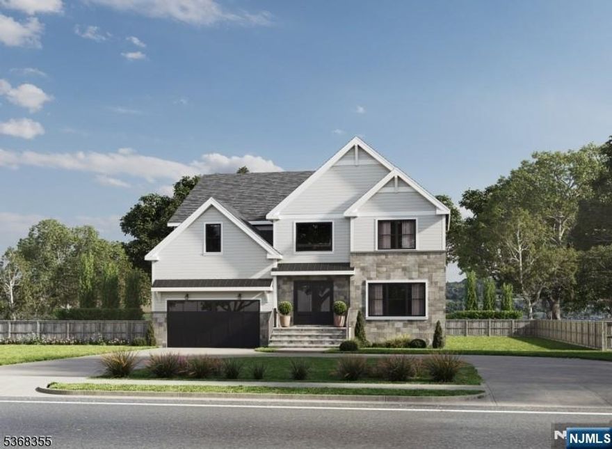 Welcome to 60 W Hobart Gap Rd by Gjoni Builders a stunning new construction offering approx. 5,300 sq ft of luxurious living space. Situated in a prime Livingston location, this home blends timeless design with high-end finishes and a thoughtful layout. Featuring 9-foot ceilings throughout, a formal dining room, spacious family room with gas fireplace, and a guest bedroom with a full bath. The designer kitchen boasts custom cabinetry, quartz countertops, high-end appliances, a large center island, butler's pantry, and sliding doors to the backyard patio ideal for indoor-outdoor entertaining. Upstairs, the primary suite includes tray ceilings, two walk-in closets, and a spa-like bath with soaking tub, dual vanities, and a large glass-enclosed shower. Three additional bedrooms (one with anen-suite bath), a hall bath, and second-floor laundry offer convenience and comfort. The fully finished basement provides generous bonus space including a rec room, full bath, gym or office room, and a custom wet bar. The home is equipped with built-in speakers throughout and is smart home ready for seamless integration of modern technology. Still time to select final finishes with the builder. Located near top-rated schools, shopping, restaurants, and NYC transportation. Includes 10-year builder warranty. Photos shown are from previous projects completed by the builder and are for illustrative purposes only. Final finishes and layouts may vary. Active construction site, please use caution.