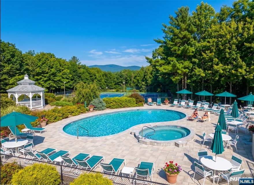 Back to Market. Totally renovated new home in this beautiful 55+ community in West Milford. This extended 2 Bedroom Alexandria Unit with gorgeous nature views boasts spacious bedrooms and bathrooms, perfect for comfortable living. Discover the versatility of this two-bedroom unit, featuring a spacious third area that can easily be transformed into a productive office space. Perfect for those who work from home or need a dedicated workspace. Enjoy the convenience of an eat-in kitchen complete with a dishwasher, a large living room, and a functional layout with in-unit washer/dryer. This home is in a prime location near the elevator and has been recently renovated and well-maintained. With amenities like a community gathering room, library, and game rooms, there's always something to do. Plus, outdoor enthusiasts will love the jogging paths, BBQ and tennis areas, plus an in-ground pool. Schedule your tour today and see all that this vibrant community has to offer!