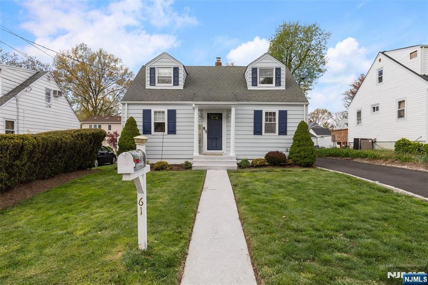 Charming move in ready 3 bedroom, 2 full bath single family home located on a quiet residential street. This very clean, warm and inviting home features beautiful hardwood floors throughout, ample storage, and tastefully updated kitchen and baths that offer both style and functionality. The second floor bedroom features an oversized closet, providing excellent organization and added privacy. A full finished basement adds valuable living space ideal for recreation, a home office, gym, or entertaining, along with a large utility area and dedicated laundry room. Enjoy outdoor living with a spacious fenced in backyard and patio, perfect for relaxing, entertaining, or creating your own outdoor retreat, along with a long driveway that can comfortably fit 4 cars. Set in a well established Bergen County neighborhood, Bergenfield is known for its strong sense of community, access to local parks, shopping and dining along Washington Avenue, and a full public school district serving Pre-K through 12. Easy commute to NYC through express buses and nearby train service, with close proximity to Route 4, I-95, and the Palisades Interstate Parkway. This home offers an excellent opportunity to enjoy comfortable suburban living with convenience and versatility for everyday needs.