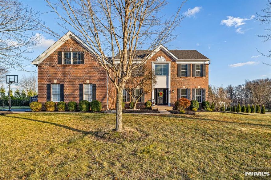 Welcome to this exceptional 4-bedroom, 2.5 bath Colonial in the highly sought after Crosswicks Chase community in Chesterfield. This home shows pride of ownership throughout. It offers many upgrades including, but not limited to, a new gourmet kitchen with SS appliances, marble backsplash and Quartz countertops, new roof and skylights, all new windows throughout the 1st floor, updated plumbing and heating, updated main and half bath and remodeled basement featuring a family room and home gym. The yard is professionally landscaped and fully fenced in with new aluminum fencing. Enjoy summer fun in this serene park-like yard featuring 2 patios, and an inground pool. In 2022, a retractable pool enclosure was installed which allows year-round swimming with a pool heater and the backyard faces the Preserved Farmland protected by the Garden State Preservation Trust Fund. This home is situated only 20 mins from the Hamilton and Princeton Junction train station and near Routes, 295, 206, 130 and 195 and the NJ Turnpike. It is near the Charlotte Rogers Park, Strawberry Hill Farm and Hamilton Marketplace. This truly turn-key home is a must see!