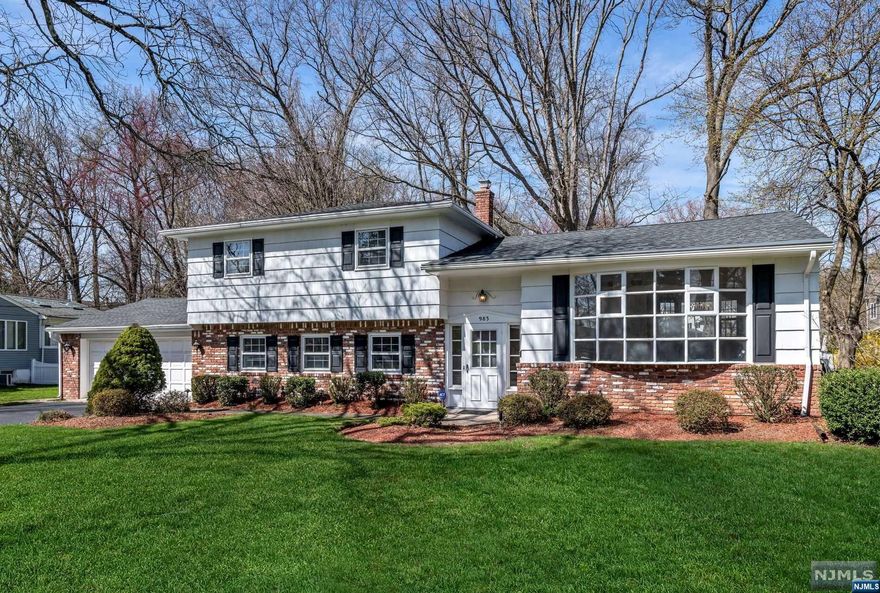 Great opportunity to move right into the highly desirable town of Ridgewood on a beautiful piece of property. Located on a quiet cul-de-sac, uncover unlimited potential in this spacious 3+ bedroom, 2 bathroom home with an attached 2 car garage. The main level features a large living room, open to the dining room and eat-in kitchen with access to the deck. Down a few stairs, find a cozy family room, full bathroom, office/possible bedroom and access to the garage. Upstairs are 3 generously sized bedrooms and a renovated hall bath. Hardwood floors & a newer HVAC are just a couple of items that provide a solid foundation for your dream home. Convenient location to transportation, dining, shopping & bussing to all 3 schools. Don't miss the chance to make this home yours!