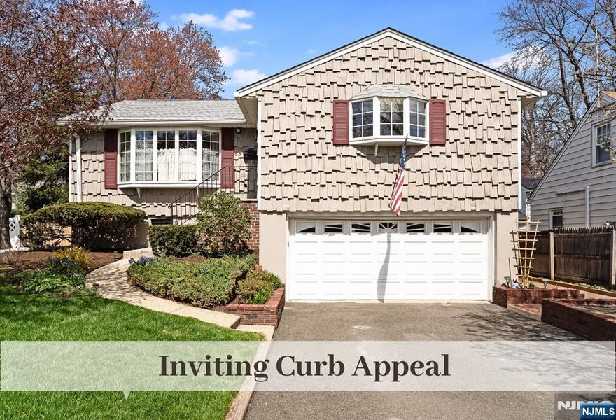 Meticulously maintained Ranch nestled in a quiet neighborhood just moments to Shopping, Transportation, Parks and Schools. Inviting Curb Appeal includes Raised Planting Beds, Wide Bay Window and staggered Cedar Shingle Facade for textured interest. Sunlit Living Room and Dining Combo with Hardwood Flooring and Built-In Bookcase greet upon entering. Bright and Immaculate Kitchen offers Generous Granite Counters, Storage Galore and Stainless Appliances. Nearby is access to a wonderful Backyard Deck for Al Fresco Dining /BBQing that overlooks Manicured Planting Beds and Flat Lawn. Primary Bedroom with WIC, 2 additional Bedrooms and Hall Bath complete the Bedroom Wing. The Walk Out Lower Level offers Family Room, Kitchenette, Full Bath, Storage Room, Laundry and convenient Oversized Garage Access. Charming Brick Side Patio with Benches connects front to back. Almost Fully Fenced Rear Yard. Be prepared to Fall In Love and to feel At Home.