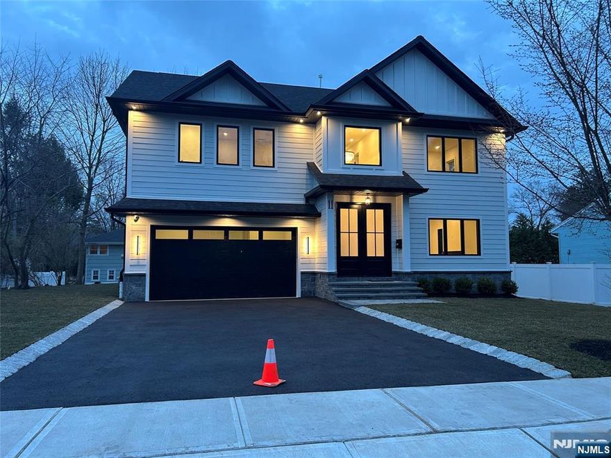 Welcome to this spectacular NEW CONSTRUCTION HOME-NEW FOUNDATION(Completed). with 6 BD, 5 BA boasting 3000+ sq ft of finished living space over 3 floors located in a great neighborhood. Features include a 2-story foyer, gorgeous white Oak hardwood flooring. an open floor plan with an expansive Kitchen,dining area and sliders leading to the backyard, Family Room with a gas Fire Place. The kitchen is complete w/ high-end stainless steel appliances, center island, quartz counters and ceiling height Shaker style cabinetry. Convenient 1st FL 1 BR/office adjacent to a full bath. The 2nd floor has 4 BR, 3 BA and Laundry. The Master BR is complete w 2 walk in closet, spa-like bath w/ a soaking tub, stall shower, and dual sinks. 1BR is an en-suite and the other 2 BRs share a spacious full BA. The fully finished Basement has a large Recreational Room, Office/BR and a full BA. Hardie Plank siding, Garage Heat etc...10-YEAR BUILDER'S WARRANTY. Seller holds NJ real estate license.