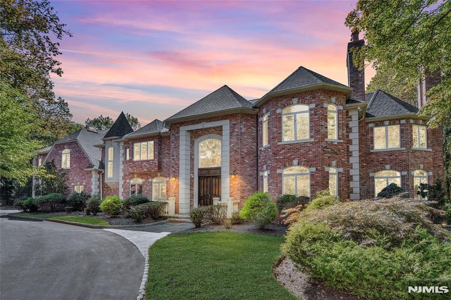 ELEGANT, SOPHISTICATED, CUSTOM-BUILT, ALL BRICK CLASSIC MANOR ESTATE! Set in one of Saddle Riverâ€™s MOST PRESTIGIOUS LOCATIONS! On a prime CHESTNUT RIDGE CUL-DE-SAC, Lighted Brick Stanchions lead to apprx 13,000sf of luxurious living space w/4 CAR GARAGE! ShowcasIng Grand Architectural Design from the POURED CONCRETE/STEEL BEAM FOUNDATION to the dramatic 2-STORY Entry Foyer w/sweeping DOUBLE BRIDLE STAIRCASE leading to the 2 STY GRT RM/Fpl. Highlights incl: 7 Brs, 6 Full/2 Half Bths, 9 Fireplaces, Marble/Hardwd flrs, RADIANT heat + a CLIVE CHRISTIAN KITCHEN w/dual islands, 48"VIKING range/SUB-ZEROs, 2 WineFridges + spectacular 2-STORY BRKFST RM/Fpl offering ample seating room! The main level incls formal rooms: 2 Sty GR/Fpl, LR/Fpl, DR, Lounge/WetBar, Home Office/Fpl, 2 PR's, Guest Suite, FBth, Laundry, MudRm & 4 CAR GARAGE access. Upstairs, the EAST WING includes the MULTI-RM PRIMARY SUITE/Fpl w/an extremely generous BOUTIQUE STYLE CLOSET, accommodating an Extensive Wardrobe + 2 more BR Suites, all w/tray ceilings. The West WING offers opportunity for private "MULTI-GENERATIONAL" living w/2ND PBR/Fpl. The WALK-OUT LOWER LEVEL impresses w/the luxury of your own TEMP CONTROLLED WINE CELLAR , TASTING RM, Theater, Fpl, Catering (2nd)Kitchen to Blue Stone Patio w/Fpl/Grill, 2 addt'l BRâ€™s/Gym & Fbth. NEW ROOF!!(â€™24), GENERATOR, 9Z HEAT, Invisible Dog Fence ++! Yet, with all this homeâ€™s grandeur, it has been Designed for Practical, Functional + PROPER FENG SHUI LIVING. Relax