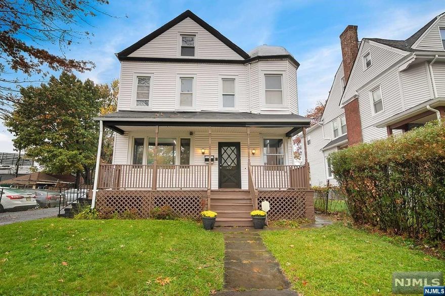 SELLER IS VERY MOTIVATED - WILL CONSIDER ALL OFFERS! Nestled in the midst of a renaissance in East Orange - near direct trains to NYC, this 3 story home (once used as an office space) has maintained a one-family floor-plan - original character - primed to create the space you desire! Large windows accent the bright spaces as you enter into the hallway/sitting room next to a large living room and adjoining formal dining room. Add'l space on the first floor makes a great family/TV room that leads to a BRIGHT NEW eat-in kitchen with new sink, stove, counters and cabinets ready for your culinary experience. The 2nd and 3rd floors offer a total of 7 add'l rooms which you can expand or modify to fit your needs as bedrooms, home office or additional storage. In fact, the 3rd floor has a full bath and a bonus room-perfect for a recreation/game room, or bedroom. There are also 2 add'l rooms; 1 is ideal as a playroom and the other for guest room/storage. Or, use your IMAGINATION and make