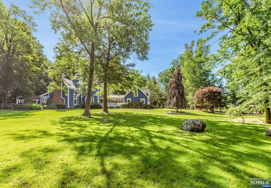 WELCOME TO THE LIFESTYLE OF CASUAL, RUSTIC ELEGANCE SITUATED ON OVER 2 ACRES. THIS FARMHOUSE COLONIAL SET 400' OFF THE ROAD ON A MOST PRIVATE PROPERTY COMPLETE W HEATED POOL, HOT TUB, CABANA, OUTDOOR SHOWER, LUSH LANDSCAPING, BABBLINGBROOK TO THE FAR REAR; OFFERS AN EXTREME RESORT-LIKE OASIS. MAIN HOUSE FEATURES 6 BEDROOMS, 5 FULLBATHS, & 2 POWDER ROOMS. CABANA OFFERS PR & OUTDOOR SHOWER. GUEST SUITE/OFFICE OVER THE 3 CAR GARAGE OFFERS LIVING RM, BR, & FBA. EXQUISITE DETAIL, MOULDING, RECLAIMED WOOD, ONYX TILE, CUSTOM CABINETRY, SOARING CEILINGS & THE PERFECT BAR/GREAT ROOM COMBO - COUNTRY CHIC VIBE. MAIN FL OFFERS FORMAL & CASUAL AREAS. 2ND FL OFFERS 5 BRS, 3 FBA & LAUNDRY - ONE OF BR ORIGINAL MBR SUITE. 3RD FL MASTER SUITE FOR THE UTMOST PRIVACY. FIN LOWER LEVEL IDEAL REC RM, GYM AREA, DANCE STUDIO, FBA, STORAGE AREA. FRONT PORCH. COVERED REAR DECK. COVERED WALKWAY TO 3 CAR GARAGE. CLOSE PROXIMITY TO SCHOOLS. PERFECTION. OVER 7,000 SQ FT OF LIVING SPACE