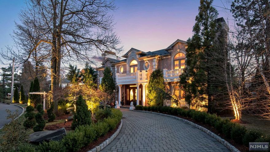 Welcome to this custom built 6 bedroom, 6 full and 1 half bath center hall colonial in the sought after North Cliffs section of Englewood Cliffs. This home has over 10,000 sq. ft of living space across all levels and an incredible backyard with a Gunite pool and spa. Enter through the 2-story foyer to find a double bridal staircase, oversized dining room, living room with fireplace, office and a 2-story great room with fireplace opening to the gourmet Chef's eat-in kitchen complete with Viking and Wolf appliances. The second floor features a master suite with sitting room, walk-in closet, and luxurious master bath, as well as 3 additional bedroom suites. The full, finished lower level is perfect for entertaining and guests with a bedroom suite, sauna, home theater, game room, recreation rooms and a laundry room. Other amenities include a security system, radiant heat, a whole house generator, and an attached 3 car garage.