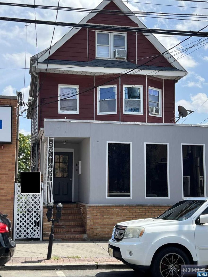 Home features in first apartment a 2 bedroom, bath, living room, eat in kitchen with access to the backyard. This apartment used to be an office before it was converted to an apartment. Second apartment has the same layout with 2 bedrooms, bath, living room, Third floor has a large 1 bedroom living room kitchen. Hallway freshly painted in 2022, May 2023 cleaned up the basement and back of the house with painted railings and door, new smoke alarm system and all up to code with the states inspections. Fire escape has been maintained on this legal 3 family house in the prime area of town with high visibility and easy access to all transportation to NYC. Low taxes $10,476.45 Roof 10 years old, fire escape 7 years old, State Certificate 2019