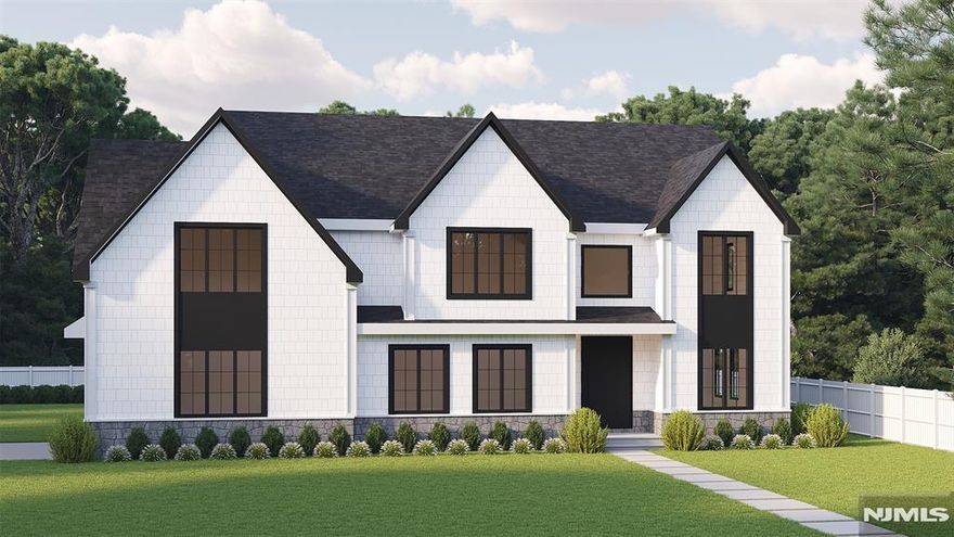 Stunning new construction on a coveted East Hill Demarest street, set for completion Fall 2025 by premier builders! Spanning over 7,000 sqft across 3 levels, this transitional style home offers an open floor plan designed for modern living. The grand 2 story entry leads to a formal LR/office, elegant DR w/ butlers pantry, & a stunning EIK ft. Wolf & Sub Zero appl., an oversized island, & walk in pantry. The spacious FR boasts a contemp gas fpl wall and oversized doors overlooking the backyard. Enjoy year round outdoor living with a covered outdoor FR, Ktch, & fpl. The 1st floor also includes an ensuite BR, cabana full bath & mudrm. Upstairs, the expansive primary suite offers a sitting rm, gas fpl, spa like bath, and WIC. 3 addl ensuite BRs & laundry complete this level. The LL is an entertainers dream with a rec room, theater, gym, wet bar, BR & full bath. Home comes equipped w/ full smart home system. Pool option available, not included in purchase price. Close to top schools & NYC!