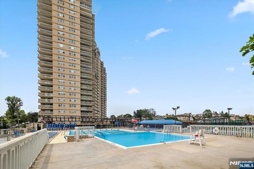 Welcome to this bright and spacious 2-bedroom, 2-bath unit located on a high floor of the prestigious Mediterranean West luxury co-op. With approximately 1,088 sq ft of well-maintained living space, this home features a well maintained kitchen, open-concept dining/living area, and a private terrace offering breathtaking views. Monthly Maintenance: $1,721 â€” Includes real estate taxes, utilities and amenities! Optional: Cable/Internet package available for $62/month. Parking: Indoor garage available for $60/month: Outdoor pool- additional fee: Building Features- Full-service luxury co-op with 24-hour doorman Resort-style amenities: Common area, gym, swimming pool, tennis, pickleball and basketball courts and much more. Convenient NYC transportation at your doorstep Close to schools, restaurants, shopping, parks. Financial Requirements: Board approval required Minimum 30% down payment with 4:1 income-to-debt ratio, 3.75:1 ratio with down payment 35%-49%, 3.5:1 ratio with down payment over 50%, 2.75:1 ratio for cash buyers This exceptional residence presents a rare opportunity to own in one of the areaâ€™s most sought-after co-op communitiesâ€”offering luxury, convenience, and unbeatable value.