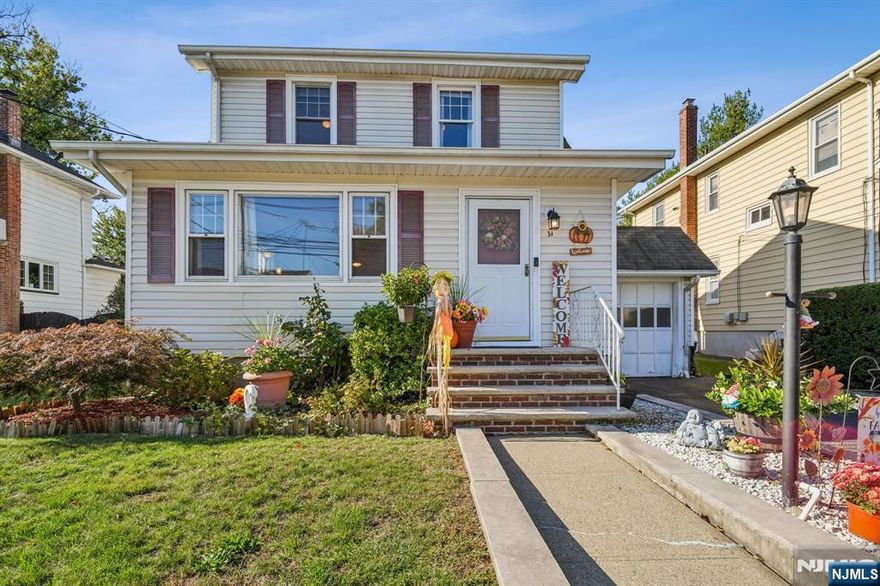 Move right into this beautifully maintained 3-bedroom, including a primary bedroom, 2.5-bath home filled with warmth and timeless character. The first floor features a mudroom, welcoming entryway, sun-filled living room, formal dining room, and an inviting kitchen, along with a convenient half bath. A cozy family room/den overlooks the backyard open the sliding doors to a spacious deck and enjoy the fenced, well-kept yard, perfect for entertaining or relaxing. Attached garage equipped with an electric car charger and a 2-car driveway. Upstairs, you'll find three comfortable bedrooms and a full bathroom. The semi-finished basement offers a rec room, laundry area, and an additional full bath, providing great flexibility for extra living space. Attic convenient for storage. Ideally located just steps from Midland School #1 (PreK-8), and close to houses of worship and transportation. This move-in-ready home combines comfort, functionality, and convenience. Property being sold As-Is with no known issues.