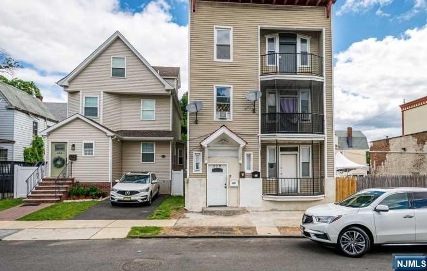 3-family home. The first and second floors are rented. Third floor available. The 4th bedroom unit is freshly painted with new floors. 3 parking spaces in the back!