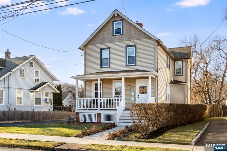 Don't miss this rare opportunity to own a two-family home in the center of town with a private backyard and exceptional updates. Each floor offers a unit, first floor is 1 Bed with additional room and 2nd floor is 2BR plus a walk-up attic. The first-floor apartment features an updated kitchen and bath. Both with access to the basement with laundry. Additional highlights include hardwood floors, separate utilities, two new tankless water heaters, a fully waterproofed basement, and brand-new garage(which created additional rental income). A long driveway provides plenty of parking. Fully occupied and just minutes from shops, restaurants, parks, schools, and transportation less than half a mile to the train station.