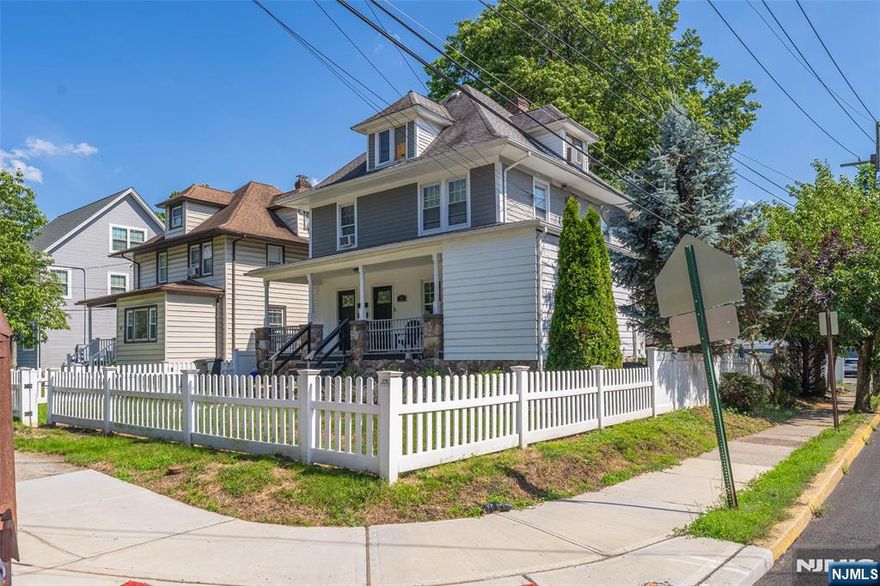 Welcome to this beautifully renovated two-family home located on a spacious corner lot in a highly desirable neighborhood known for its excellent schools and community feel. This move-in-ready property offers many upgrades both inside and out, making it perfect for homeowners or investors seeking a turn-key opportunity. Inside, the first-floor unit has been completely updated, with Central AC/Heat, a modern kitchen with contemporary finishes and fixtures. The finished basement adds valuable extra living space, ideal for a family room, home office, or guest area. The third-floor rooms have also been refreshed, offering flexible space for additional bedrooms, storage, or a private retreat. The exterior has been thoughtfully enhanced with fresh paint, new fencing for added privacy, flood lights, and a Ring camera system for security. The home also offers an abundance of off-street parking, a rare find in this area. Situated in a quiet, friendly neighborhood, this property is close to parks, shopping, public transportation, and top-rated schools. Whether you're looking to live in one unit and rent the other, or need extra space for yourself, this home is a must-see.