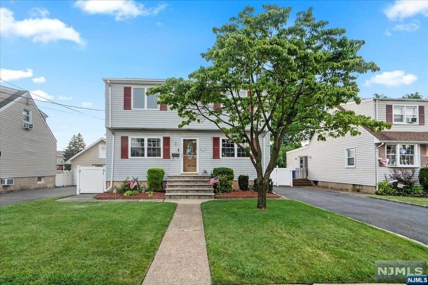 Welcome to this charming 4-bedroom colonial nestled in the heart of beautiful Saddle Brook. Boasting a spacious layout, this home features a Living Room, Dining Room, Den, an extra-large eat-in Kitchen adorned with center island, stainless appliances & granite counters, leading into a large 3-season porch. A laundry room and full bathroom complete the first level. The second-floor features 4 Bedrooms and a large full Bathroom. Gleaming hardwood floors extend throughout the home. Outside, the large yard beckons with a newly installed above-ground swimming pool and brand-new sprinkler system. Other recent upgrades include a newer roof and vinyl windows, ensuring peace of mind for years to come. Situated in a fantastic neighborhood, this home offers easy access to local amenities and transportation options.