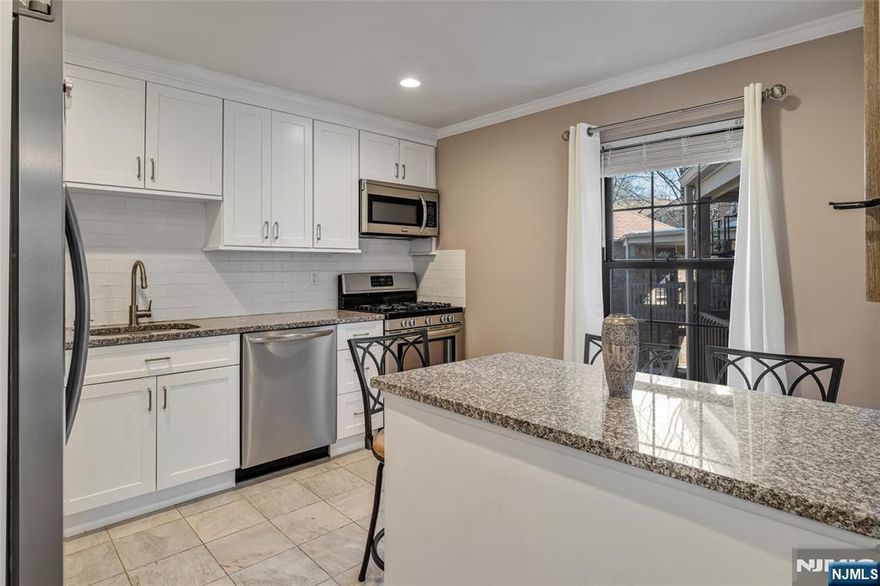 Great location in complex close to pool. One assigned parking space right at your door step but abundance of open parking spaces. Monthly maintenance includes: Hot and Cold water, gas for heat and cooking, grounds and common area maintenance, snow removal, trash & recycling dumpsters, & sewer. Convenitenly located near Montclair and all it's many amenities: museum, university, restaurants of many choices etc. NYC commute just 30 minutes by car or drive to park and rides a short distance for bus or train. Complex features a pool (minimal annual fee), Tenns/Pickle Ball Courts, basketball court, Dog Run (pets allowed per house rules 2 animals cats or dogs 50# maximum for one dog or 25 pounds each for 2 dogs). No other pets allowed without written permission of association. The lush grounds invites outdoor exercise without leaving home! This offers so much more than a typical one bedroom! Don't wait to make this your next address!