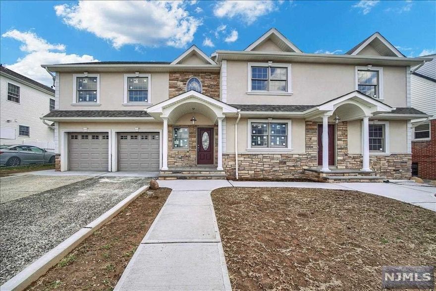 Final price reduction!!Brand New Construction! Three seperate units! Basement with sep entrance! Be the first to live in this spectacular home in prime location with NYC views! No expense has been spared and lots of attention given to the perfection that this home offers. Great house for the extended family plus rental income! All large, bright rms. gorgeous h/w and tile floors, designer kitchens and baths! Security system, Lots of curb appeal plus too many more amenities to mention! Come see for yourself and be amazed!