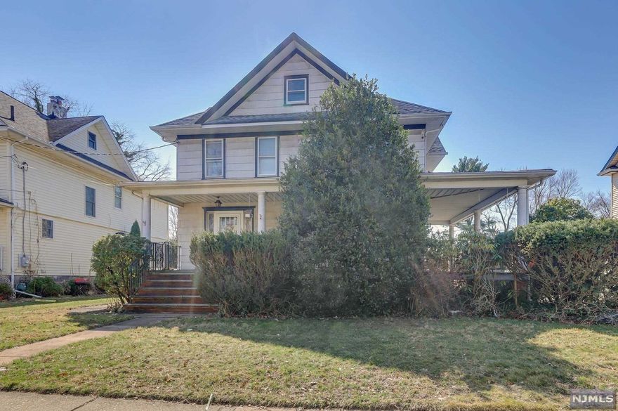 Large piece of property with lots of possibilities, 254 feet deep, just over 1/3 of an acre (see the potential in the neighboring yard)! Wrap around porch, finished heated basement and walk-up attic with 2 rooms. Dining room has a wood burning fireplace. Tin ceiling and crown molding on the first floor. House has loads of charm and lots of potential. Large 2 car garage with attached full length storage shed. Driveway easement with neighboring property to access garage.