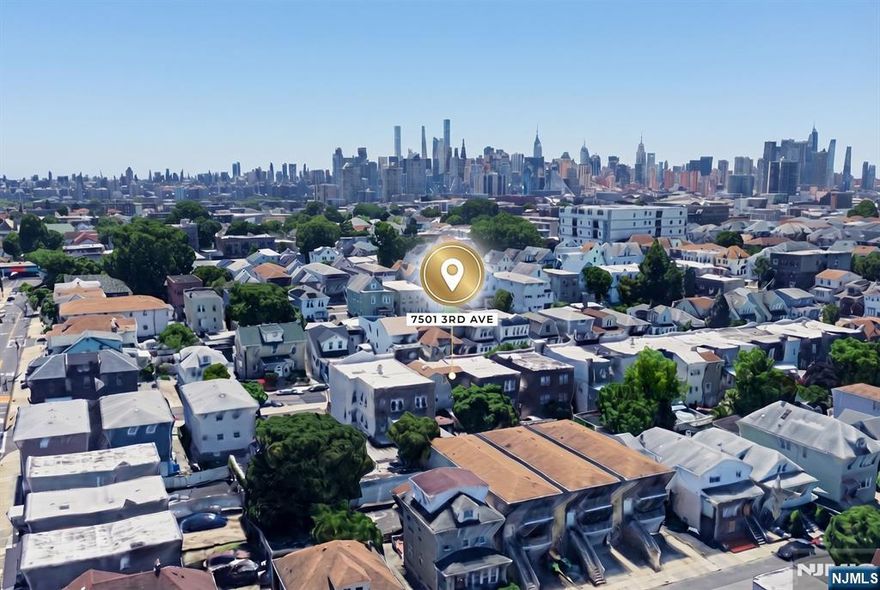 Prime two-family opportunity in the heart of North Bergen â€“ Unmatched location near New York City! Welcome to 7501 3rd Ave â€” a rare opportunity to own a two-family home in one of Hudson Countyâ€™s most sought-after and rapidly growing neighborhoods. Perfectly positioned just minutes from New York City, this property offers exceptional convenience for commuters, investors and savvy home owners. Enjoy the proximity to James Braddock Park, Hudson River promenade, easy access to NYC via nearby bus lines, light rail, and major highways, making your daily commute seamless. The home is surrounded by a vibrant dining scene, featuring a wide array of popular restaurants, cafés, and local favorites that bring culture and flavor right to your doorstep. The property features: two separate apartments and a full basement with summer kitchen and full bathroom, offering walkout access to the backyard â€” ideal for extended living space. Outside, youâ€™ll find a private backyard, perfect for entertaining, along with a large two-car garage and an extended driveway accommodating up to five additional vehicles â€” a rare find in this area. While the home does require updates and vision, it presents an incredible opportunity to renovate, customize, and significantly increase value in a high-demand, appreciating market. Whether youâ€™re looking to invest, live in one unit and rent the other, or create your dream multi-family residence, the potential here is undeniable!