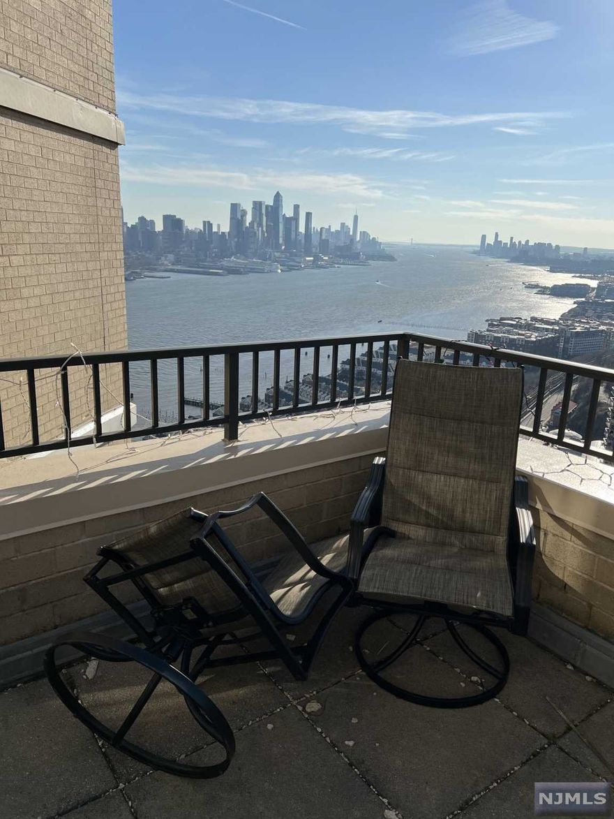 One of the most desirable Boulevard East location in Hudson county. View of Hudson River and Manhattan from every room. Three bedrooms and Three full bathrooms. RenovatedModern Kitchen and Bathrooms. Hugh main bedroom with walk-in closets . Laundry inside apartment. Utilities and Spa are included in maintenance. PARKING IS $120/M/SP. Full service Building w/ Hotel amenities, On-site Million dollar Health Club-I/O Pool, Tennis, State of Art Gym Equipment, Sauna/ Steam Rm & more. 24 hour concierge, Shops on Premises. Transportation at Doorsteps, 15 min to Manhattan,. 10-15 mins to Edgewater Shopping, Whole foods and Traders Joe.