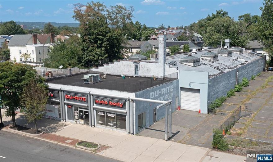 First time available for sale since 1977! Located in the Central Orange Redevelopment Zone, the former Du-Rite Auto Body Shop consists of roughly 10,125sf of warehouse space with 10' clear ceiling height (20' ceilings at the center in-between the joists) plus roughly 3,900sf of retail, office and loft space. The +- 75' (W) x 135' (D) warehouse has a sprinkler system, drive-in door (10' tall x 11' wide) as well as 2 spray booths, 2 lifts and an employee bathroom with lockers and showers. There is also a +-900sf 2nd floor loft with HVAC which is perfect for offices or an employee lounge with another full bathroom and walk-out access to a roof top facing Central Ave. The Retail storefront has multiple rooms, a bathroom, office and a kitchenette which can be converted into multiple retail store fronts. There is also a full height basement which houses the utilities and additional room for storage. Perfect building for a body shop, Residential redevelopment and investment property.