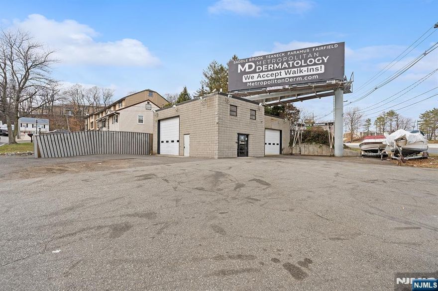 LOCATION LOCATION LOCATION! Calling all business owners and investors! This Lodi landmark is now available! Fin's Marine was built in the mid 80's and has been a family-owned boat repair shop ever since. Located on Rt 46 East just 10 Miles from NYC. This warehouse offers high ceilings, 2 massive garage doors, and an office on the 2nd floor. The unique lot offers great outdoor parking for your business needs. The impressive billboard towering over the property is owned and included in the sale for additional income when leased out.