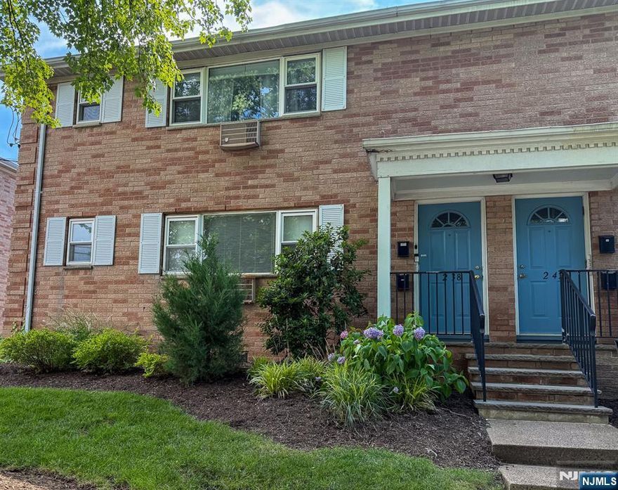 Bright and spacious 1st floor condo in the desirable Blue Ridge Manor Complex in Fair Lawn! This unit features a spacious living room, dining area, updated eat-in kitchen with a pantry, a large bedroom with additional storage closets, a full bath, large closets in the hall and in the living room. Hardwood floors throughout. Fridge, stove, microwave, dishwasher, Wall A/C. The entire unit is freshly painted and floors refinished. Laundry on site. Heat, hot water, two parking spaces and one garage included! Additional cars can be parked on the street with a permit from Fair Lawn Borough. Most convenient location! Close to transportation, highways, shopping, schools, parks and houses of worship. Tenant is responsible for the first $150 of all repairs. Credit check, interview, renter's insurance are required. No smoking allowed in the unit, no pets allowed.