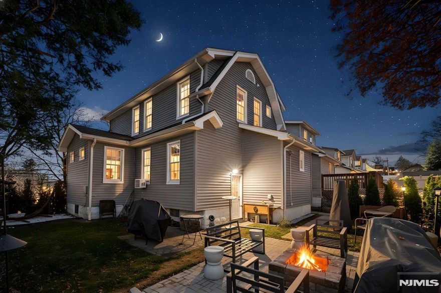 Welcome to this gorgeous colonial house where time and design meet with modern and comfort to be called home. Sitting in a corner lot it offers light and privacy. This impeccable home is filled with warmth offering updates throughout making it ready to move in. Perfectly located in one of Nutleyâ€™s most desirable neighborhood within minutes away from Train Stations/NYC transportation, top-rated schools, shopping district, parks a true turnkey ready to impress. A rare opportunity to own a house that mix comfort and location with efficiency. A yard with patio for entertaining and relaxing plus the gardening making it your own cozy oasis. Entering the house you will be amazed by the warmth and inviting open concept of the first floor elegant living room next to a guest bedroom (can be used as a home office), dining room x modern kitchen large cabinets for extra storage, quartz countertop, new upgraded appliances, bathroom and laundry -extra large machines. The second floor offers 3 bedrooms and a fully renovated modern style full bathroom. Basement is partially finished with a home office â€“ plus furnace room and storage. To add peace to a new homeowner nothing to do inside plus new roof, updated electric, large driveway offers parking for several cars. Stop looking, This is your New Home!