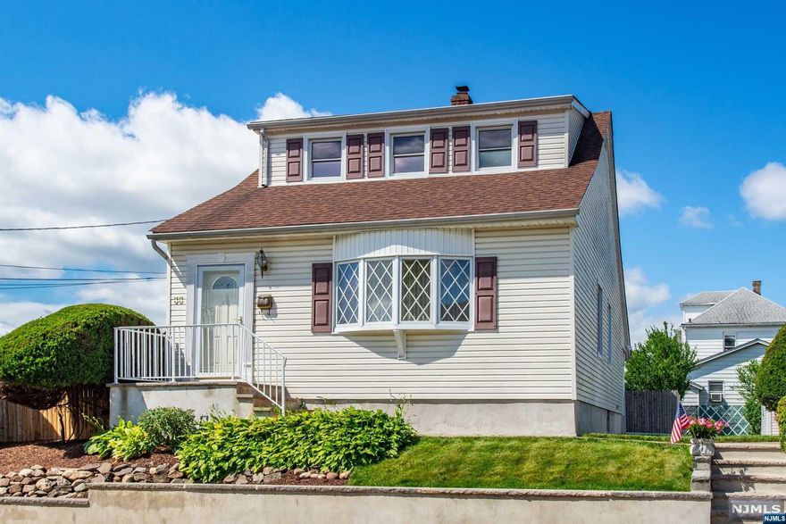 Exquisitely maintained Cape Cod in move in condition in much sought after Totowa Boro. Great layout with open concept LR,DR,EIK with gorgeous oak cabinets and granite countertops. The LR features a gas fireplace with custom oak mantle. Second floor features primary BR with wall to wall closet and two additional bedrooms. Basement is finished with separate laundry area. the 90 x 90 fenced in property is professionally landscaped with in ground sprinklers ,large patio and 15 x 30 aluminum above ground pool with deck for all your summer entertaining. Home features lots of natural lighting with custom window treatments. Convenient to schools shopping, dining, parks and all major highways and most of all this home features Totowa low taxes.Pride of ownership throughout.